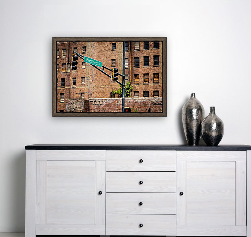 Peachtree Street Sign   Atlanta GA 6527 Reproduction