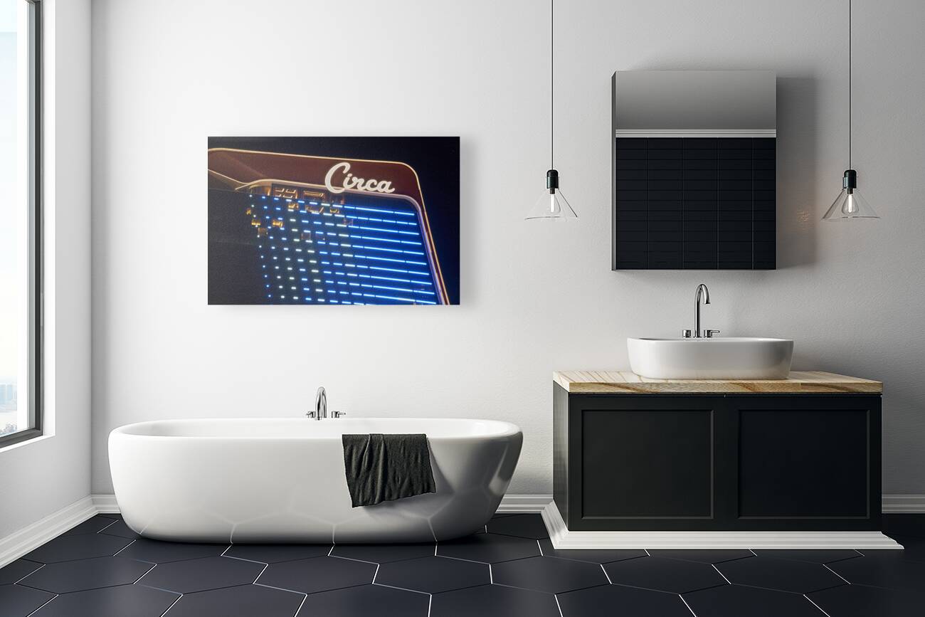 Circa Casino at Night   Las Vegas NV DSC03731 Reproduction