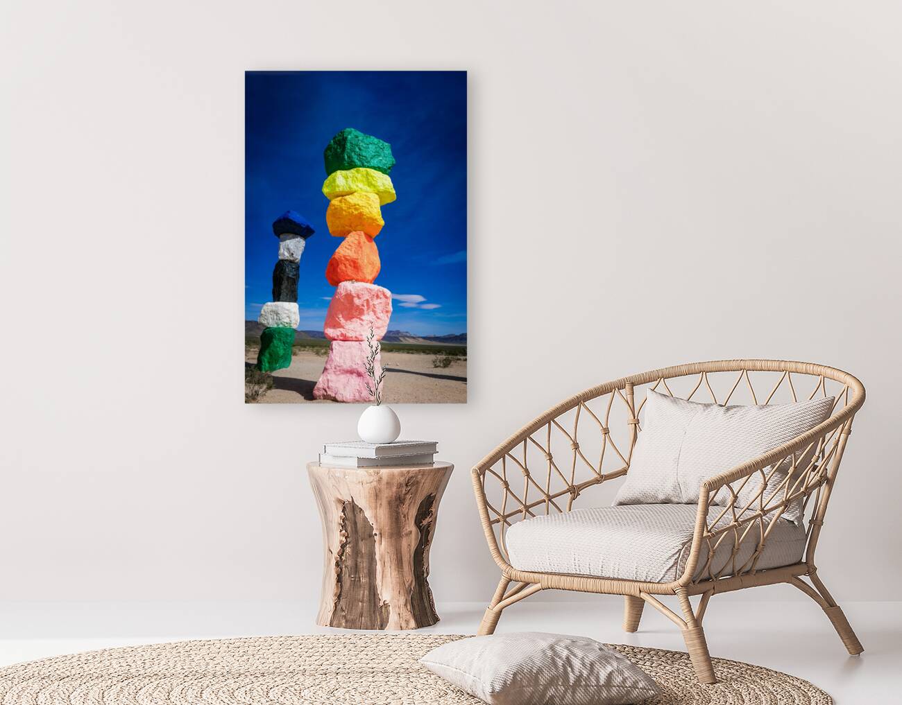 Seven Magic Mountains   Las Vegas NV 04945 Reproduction