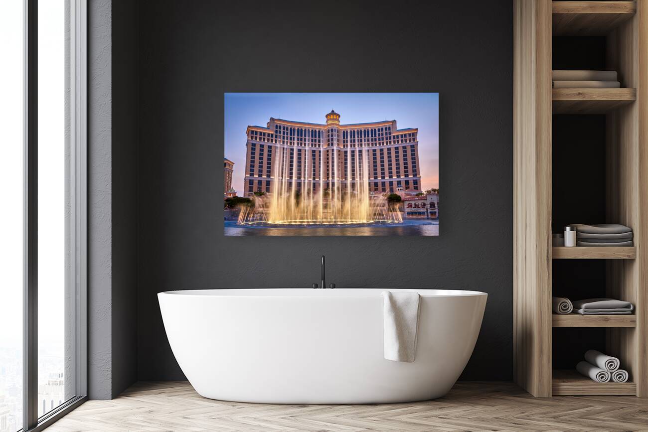 The Bellagio Fountains   Las Vegas NV 7R309825.jp Reproduction