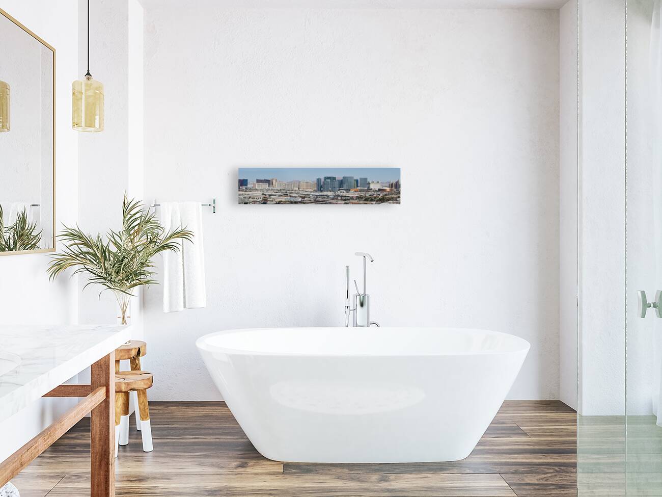 The Las Vegas NV Strip   Aerial Panoramic View DJ Reproduction