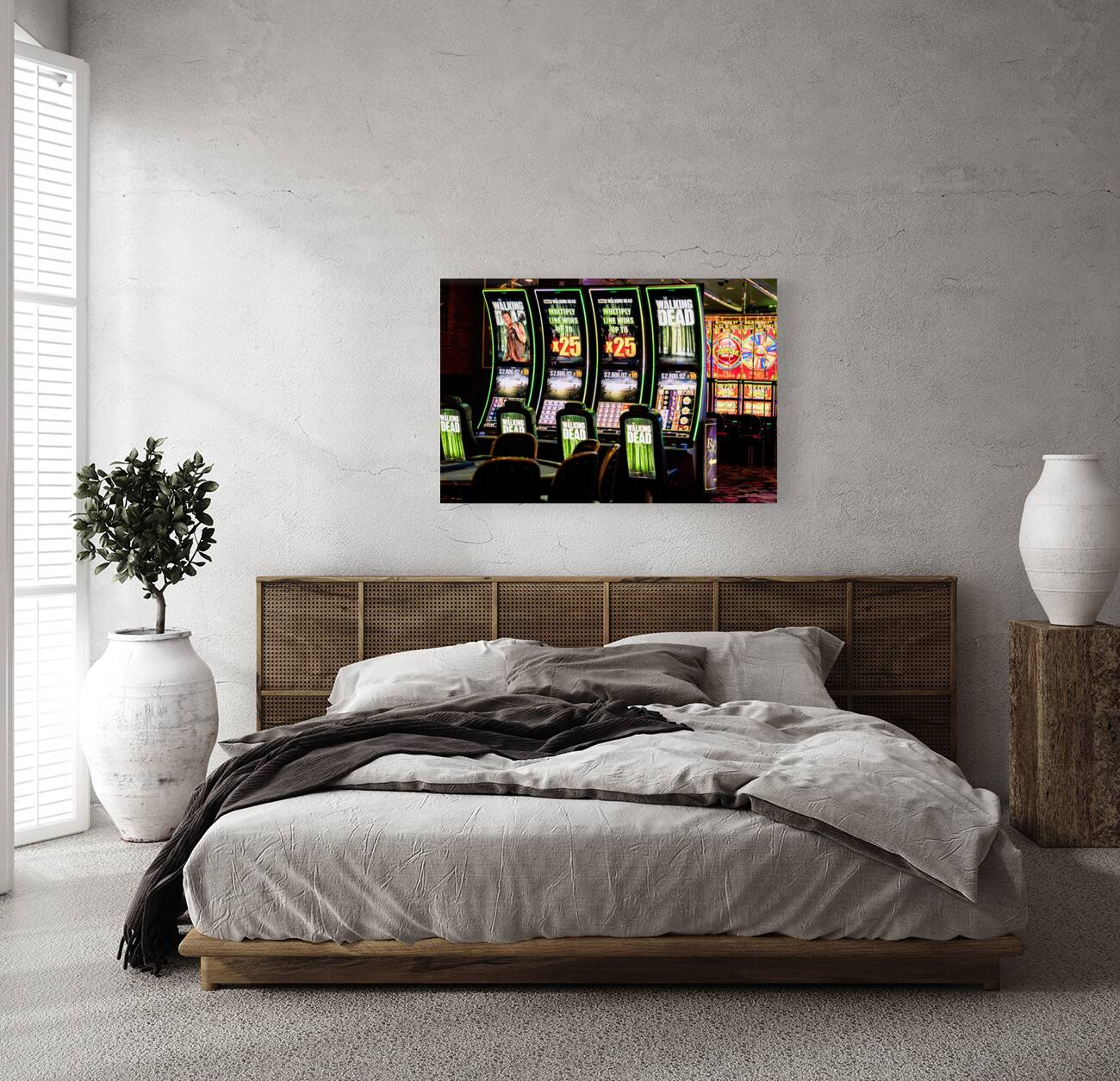 The Walking Dead Slot Machines   Las Vegas NV 048 Reproduction