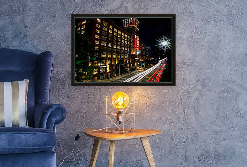 Ponce City Market at Night 4454 by Sanjeev Singhal