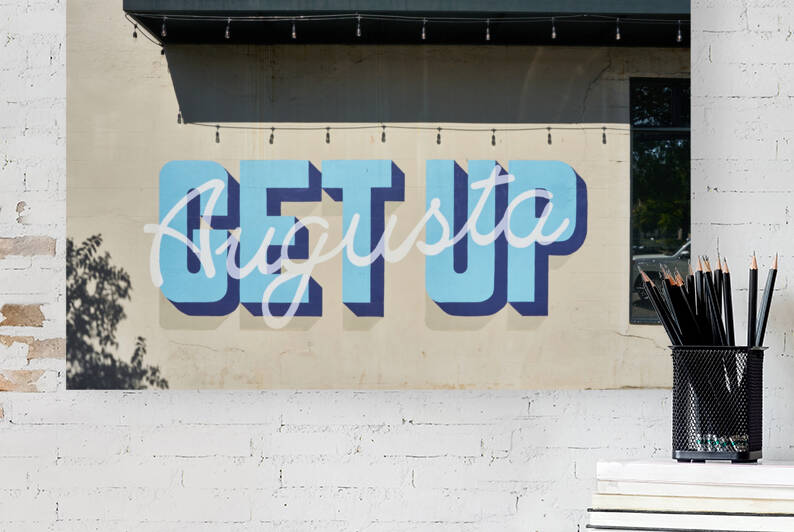 Get Up Augusta Mural   Augusta GA DSC00019 by Sanjeev Singhal