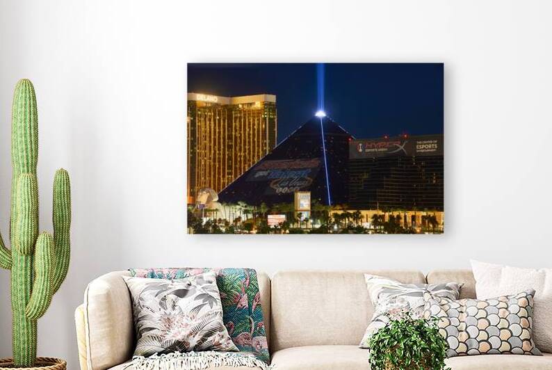 Luxor at Night   Las Vegas NV DSC02935 by Sanjeev Singhal