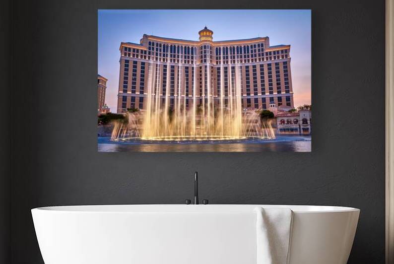 The Bellagio Fountains   Las Vegas NV 7R309825.jp by Sanjeev Singhal