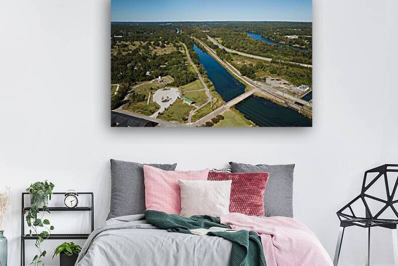 Augusta Canal Riverwatch Pkwy  Savannah River Aer by Sanjeev Singhal