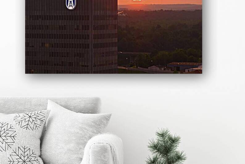 Augusta University Building 699 Broad St Sunrise by Sanjeev Singhal