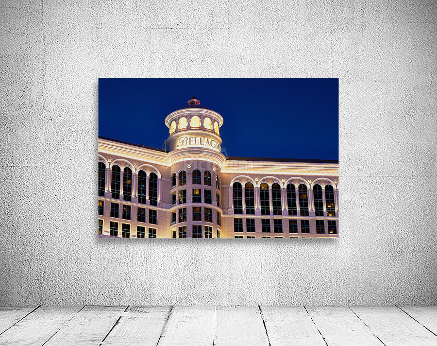 Bellagio Casino at Dusk   Las Vegas NV DSC06899.j Wall Preview
