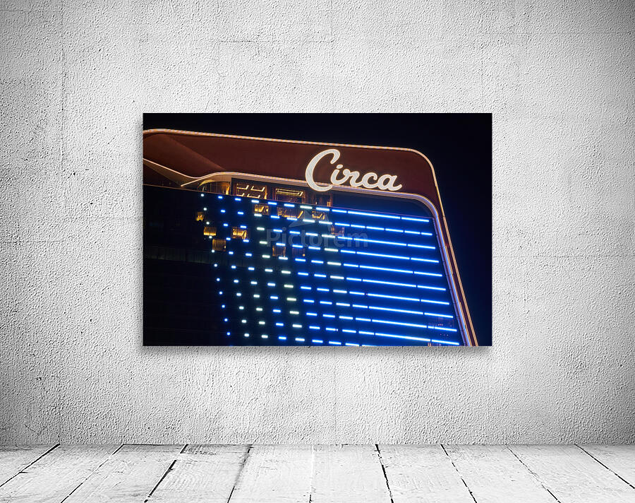 Circa Casino at Night   Las Vegas NV DSC03731 Wall Preview