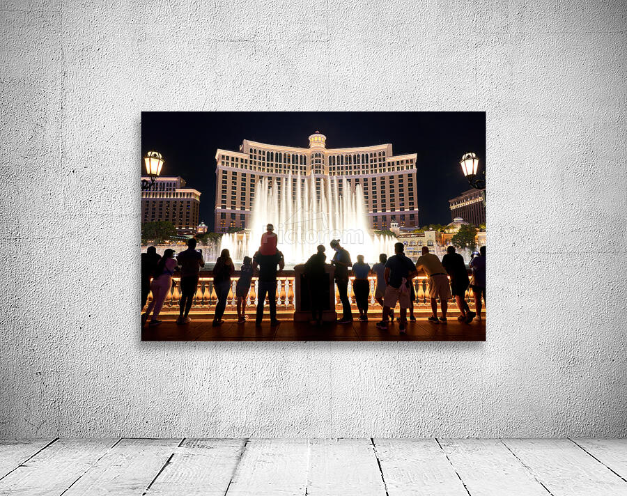 The Bellagio Fountains   Las Vegas NV DSC04656.jp Wall Preview