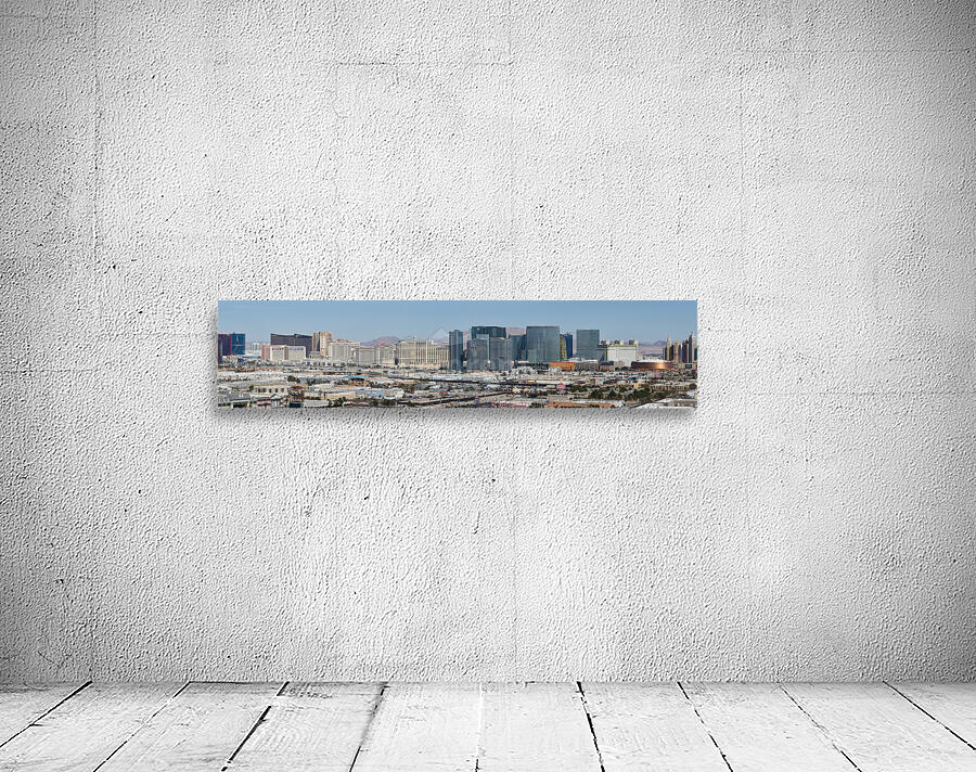 The Las Vegas NV Strip   Aerial Panoramic View DJ Wall Preview