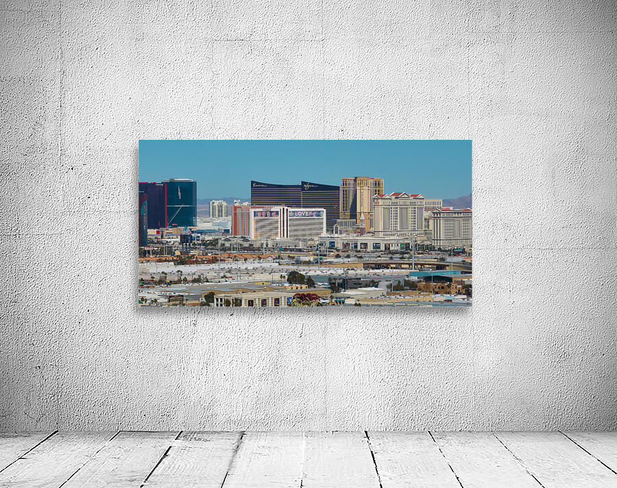 The Las Vegas NV Strip   Aerial View DJI 0870 Wall Preview