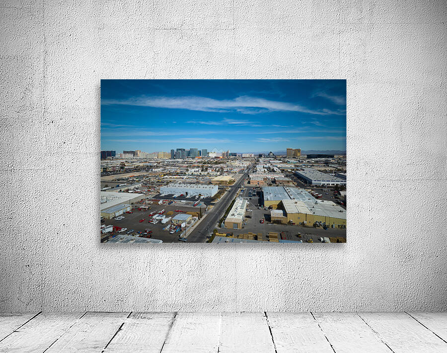 The Las Vegas NV Strip   Aerial View DJI 0913 Wall Preview