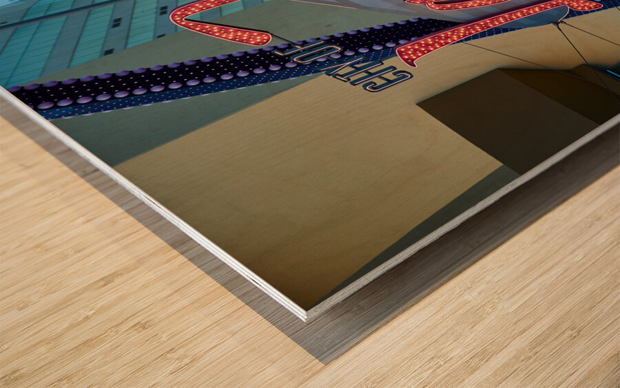 City of Las Vegas Sign DSC02629 Wood print