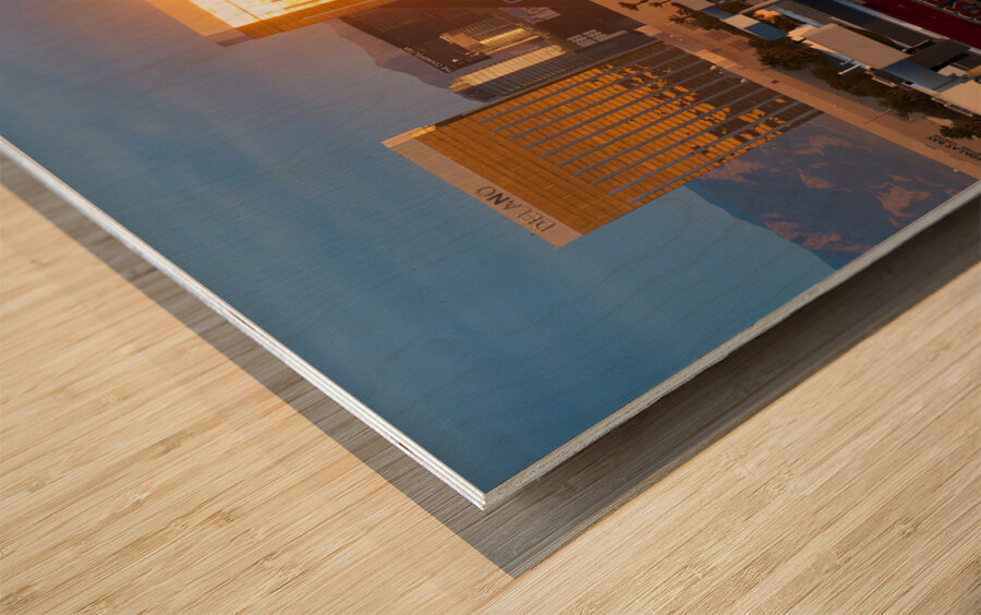 Las Vegas NV Skyline DSC01859 Wood print