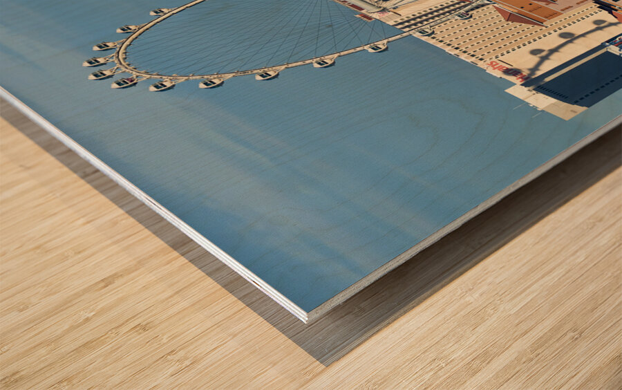 Las Vegas Skyline 7R308110 Wood print