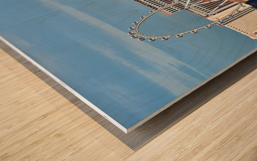 Las Vegas Skyline 7R308187 Wood print