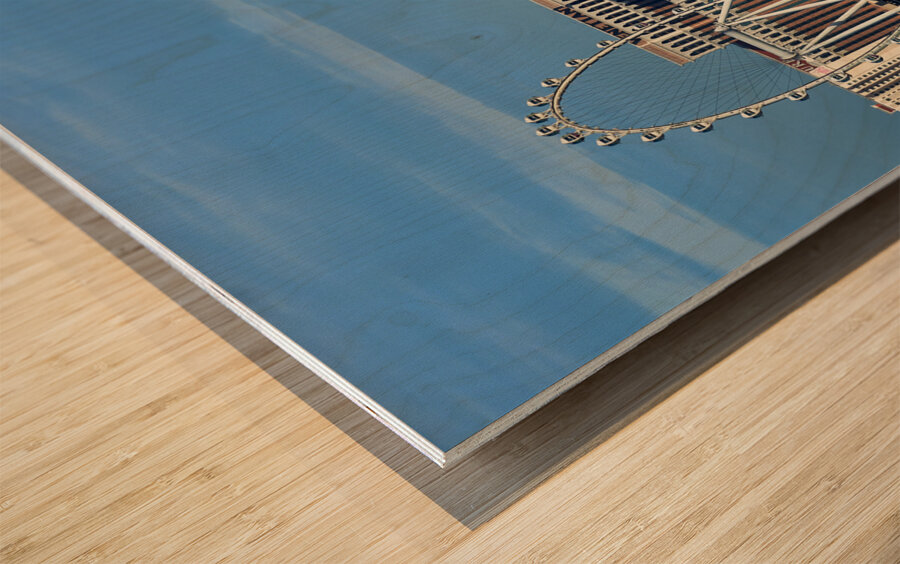Las Vegas Skyline 7R308225 Wood print