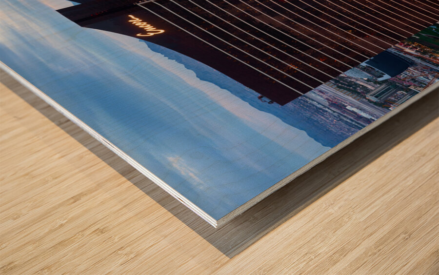 Las Vegas Skyline A9200622 Wood print