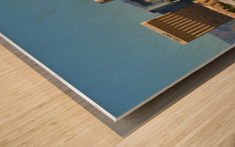 Las Vegas Skyline A9201506 Wood print