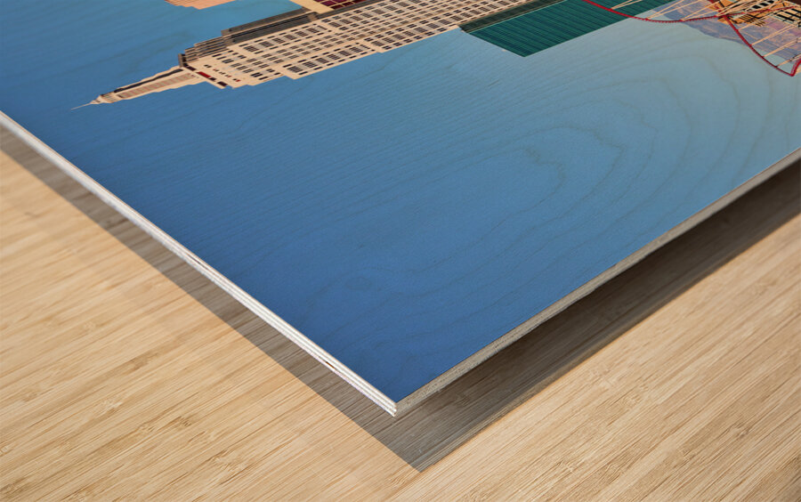 New York New York Casino   Las Vegas NV DSC06776. Wood print