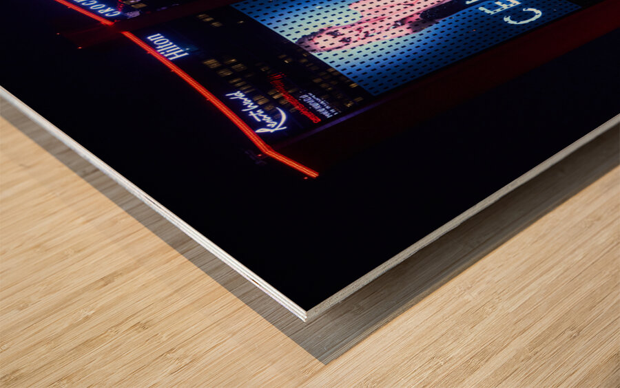 Resorts World   Las Vegas NV 7R300532 Wood print