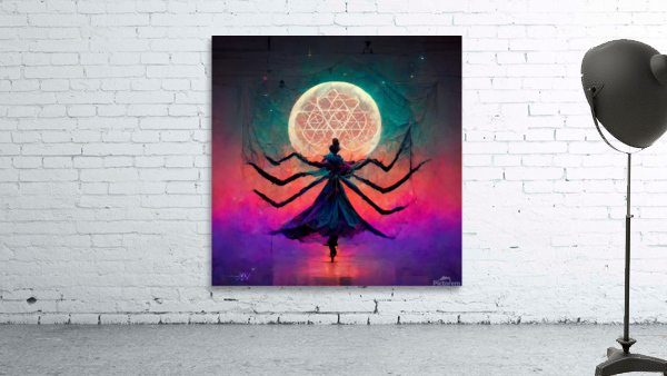 Spider Moon Wall Preview
