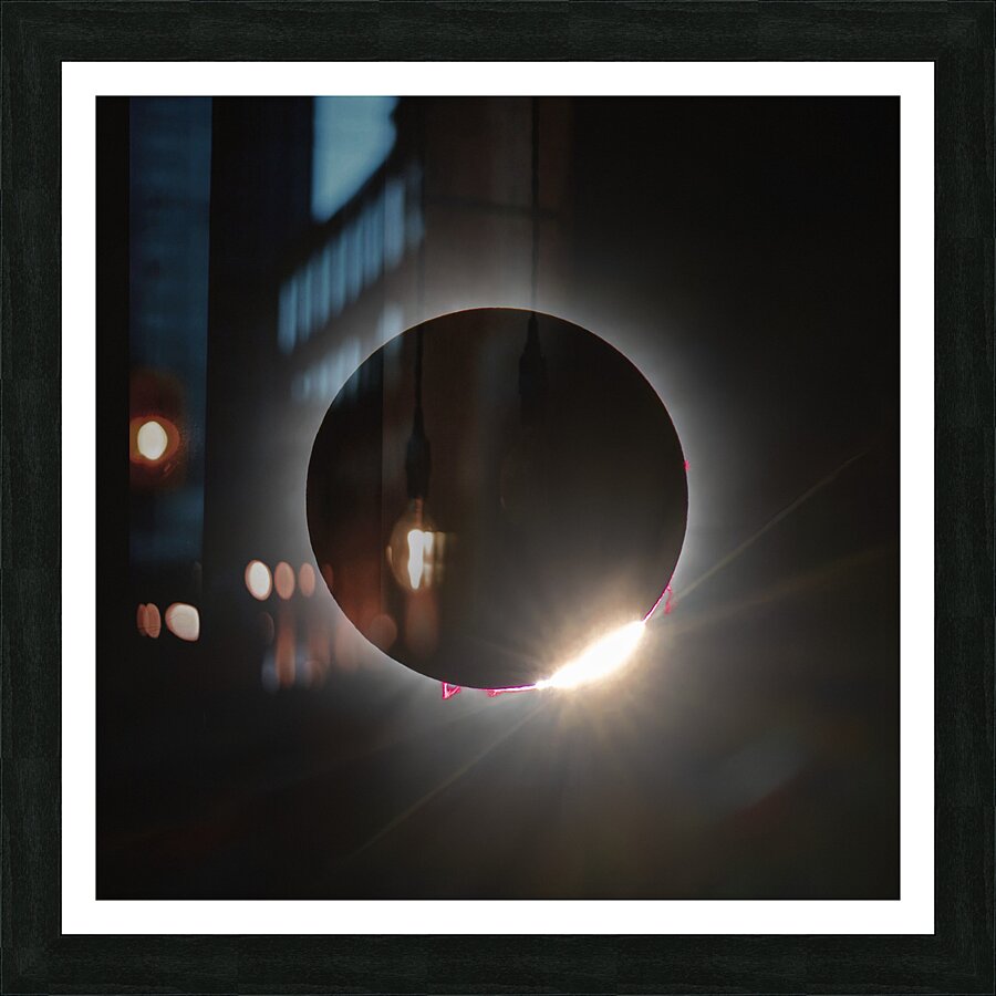 Bague de diamand blanche Picture Frame print