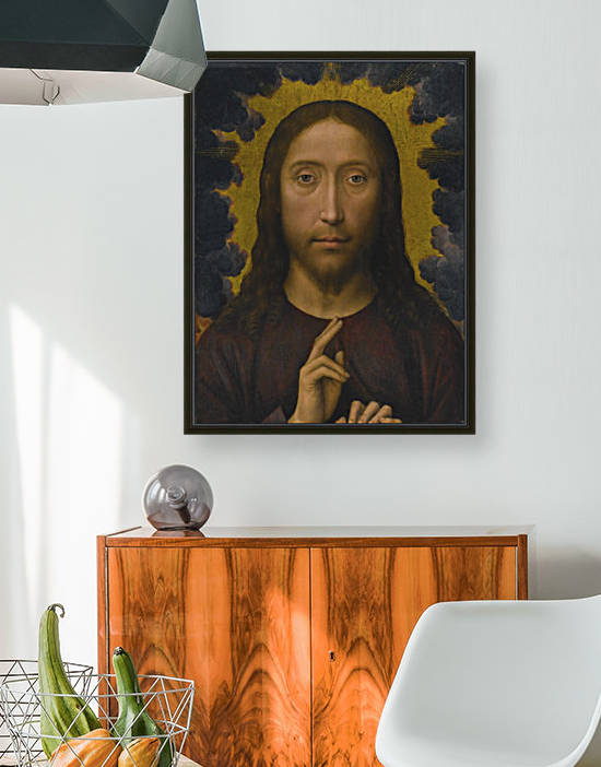 Christ Blessing by Hans Memling