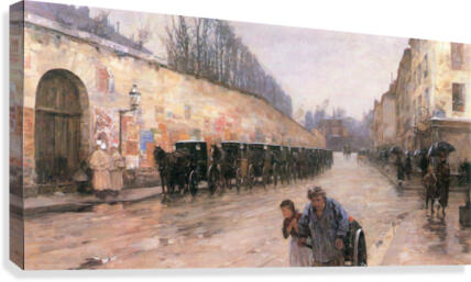 Rue Bonaparte Canvas Print