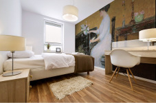 At the piano Mural print