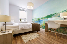 The small pond Mural print