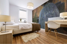 The table garden Mural print