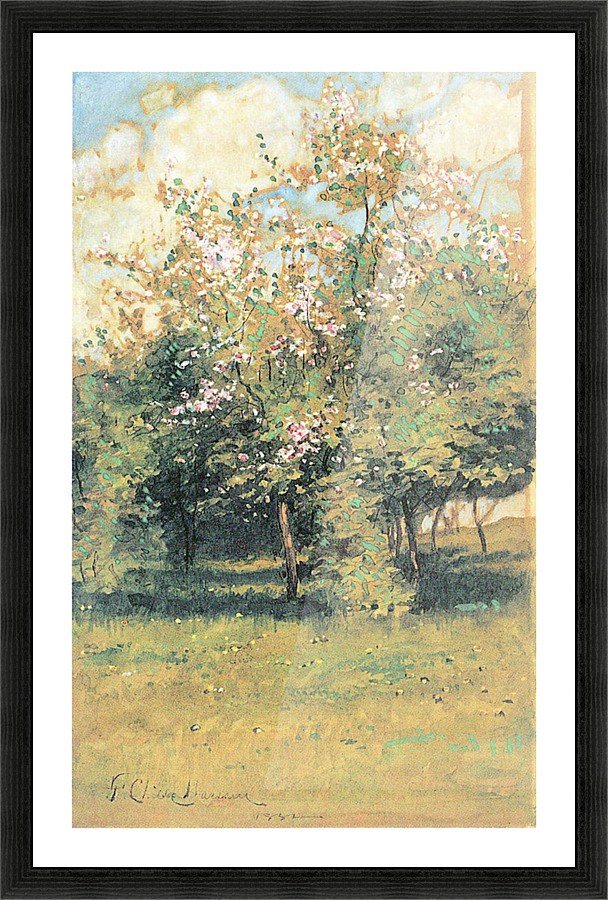 Blooming Trees Picture Frame print