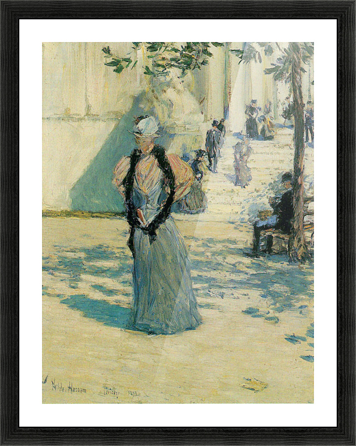 Characters in the sunlight Picture Frame print