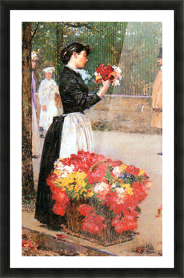 Flower girl Picture Frame print