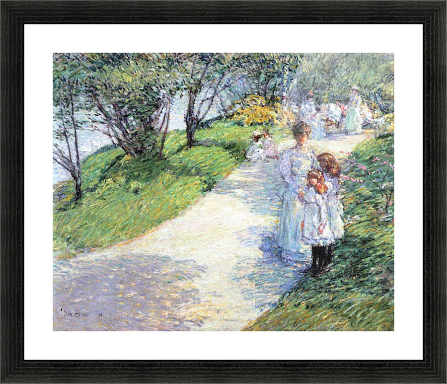 In Central Park Picture Frame print