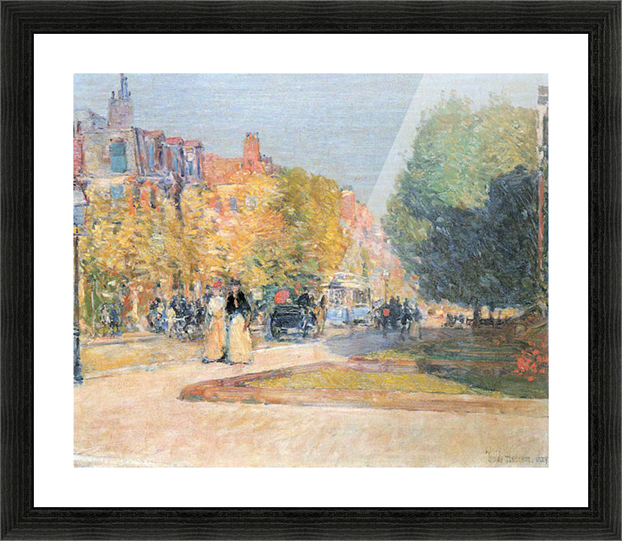 Malborough Street Boston Picture Frame print