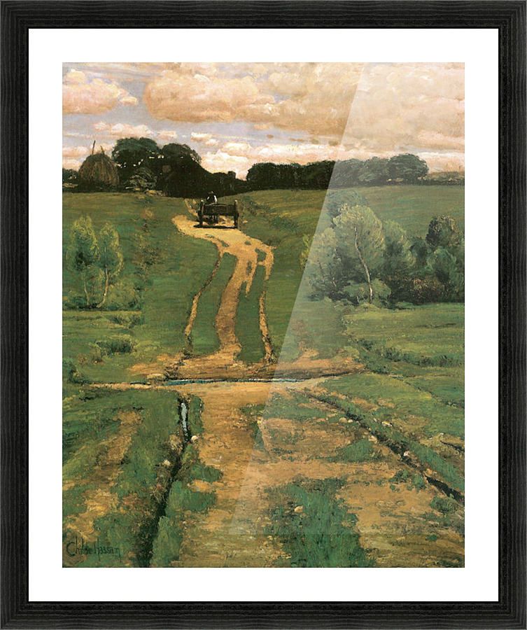 Open land Picture Frame print