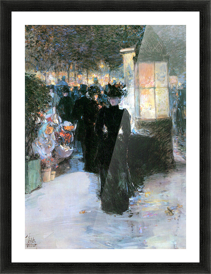 Paris Nocturne Picture Frame print