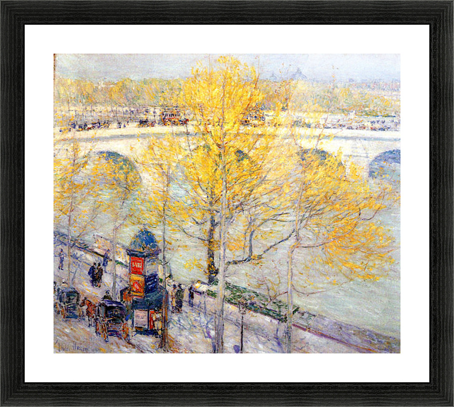 Pont Royal Paris Picture Frame print