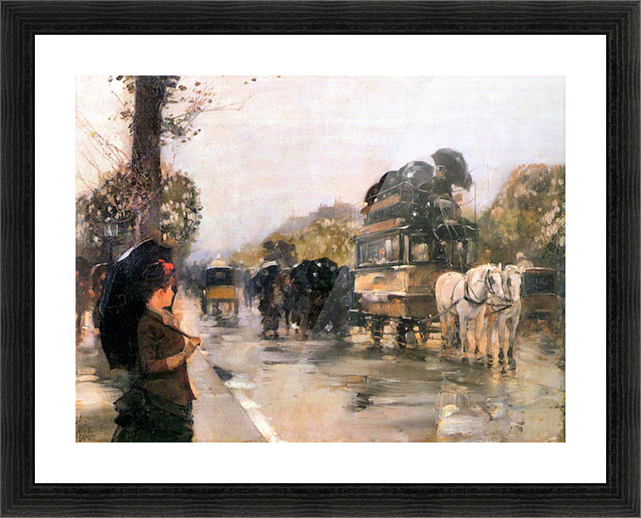 Champs Elysees Paris Picture Frame print