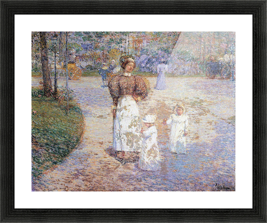 Spring in Central Park Picture Frame print