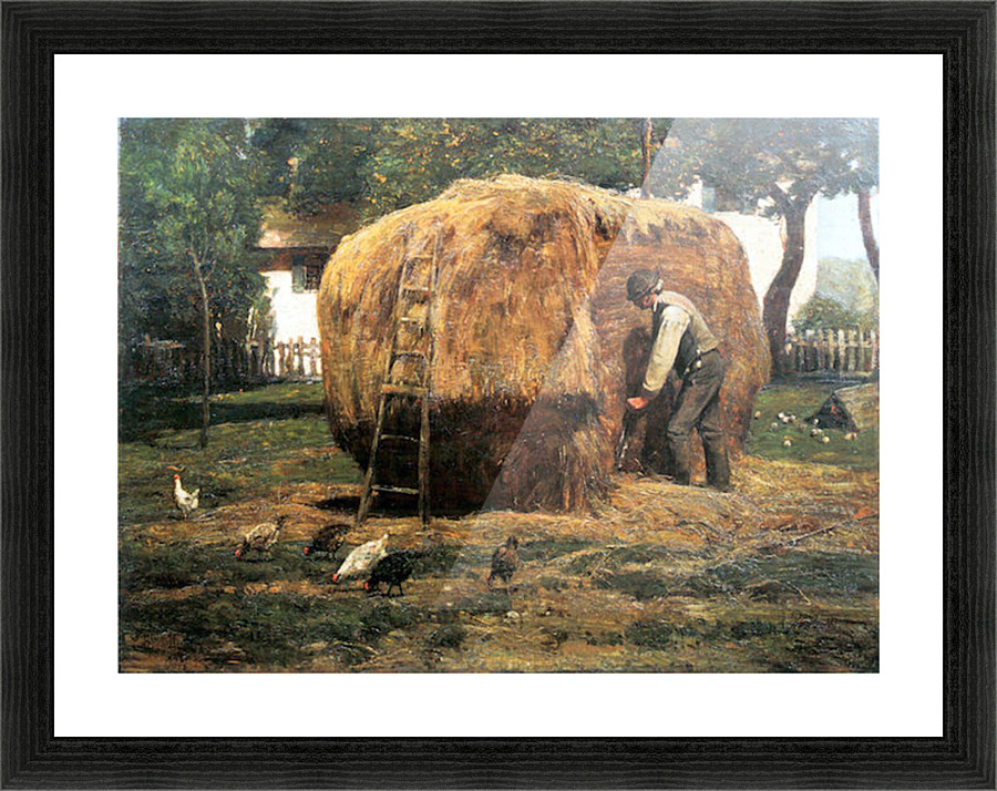The Barnyard Picture Frame print