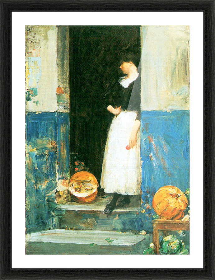 The fruit trader Picture Frame print