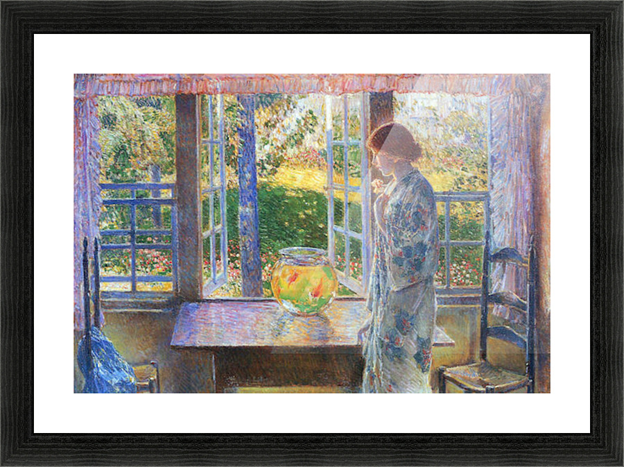 The Goldfish Window Picture Frame print