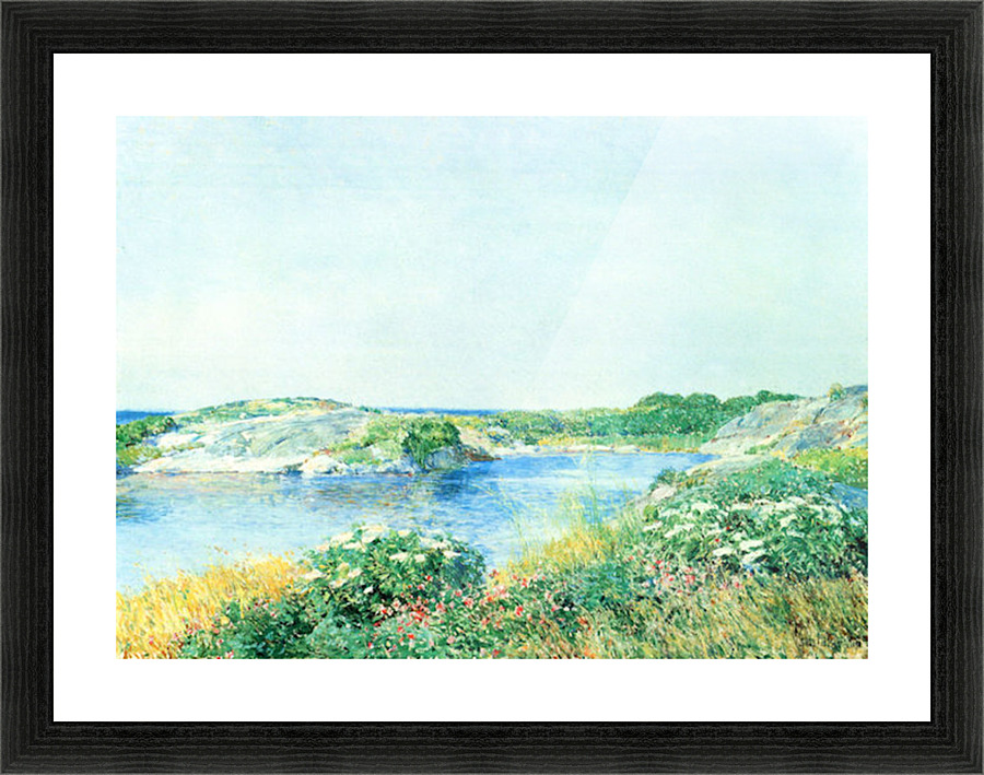 The small pond Picture Frame print