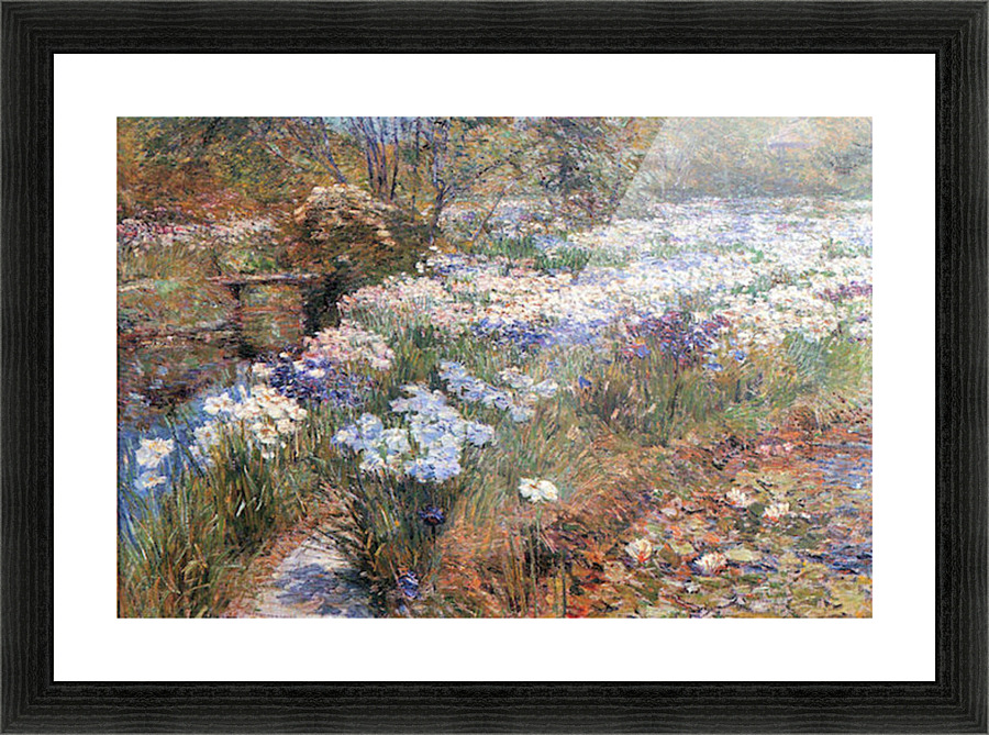 The water garden Picture Frame print