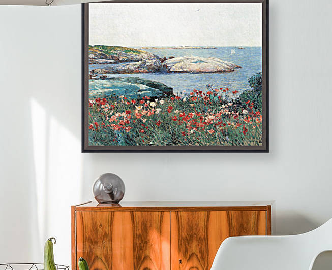 Poppies Isles of Shoals 1 by Hassam